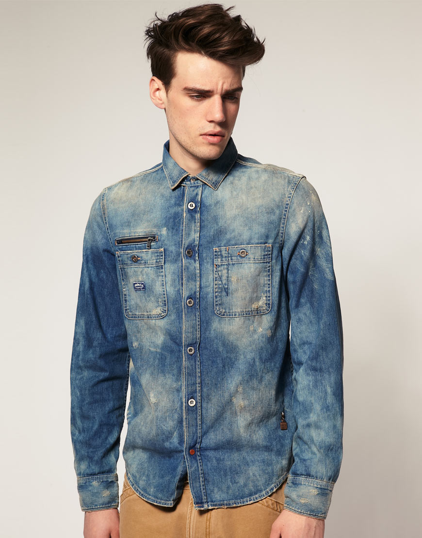 Une chemise Denim Diesel