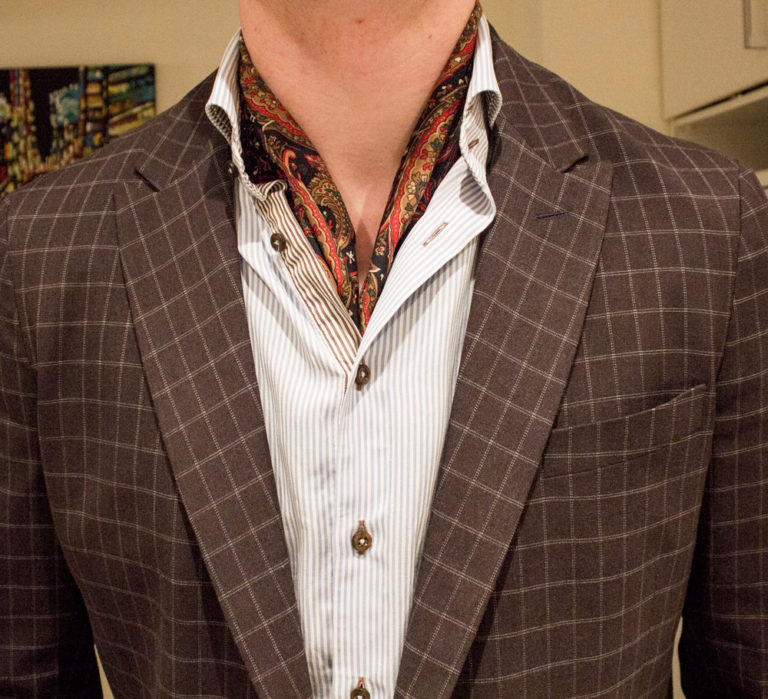 9 ways to wear a silk scarf for men - Hype & Style