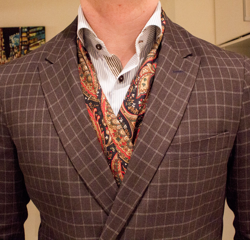 9 ways to wear a silk scarf for men 