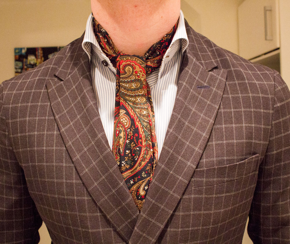 9 ways to wear a silk scarf for men - Hype & Style