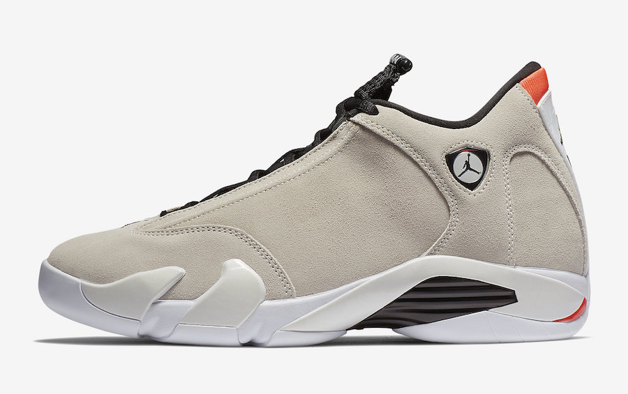 Air Jordan retro Desert Sand - Suede beige et encore une petit touche d'orange!