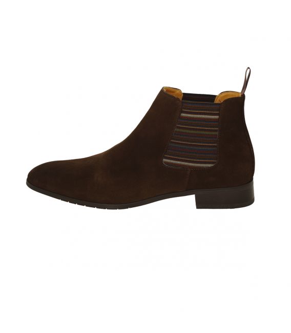 Petit détail sympas sur la bande élastique de ces bottines Chelsea