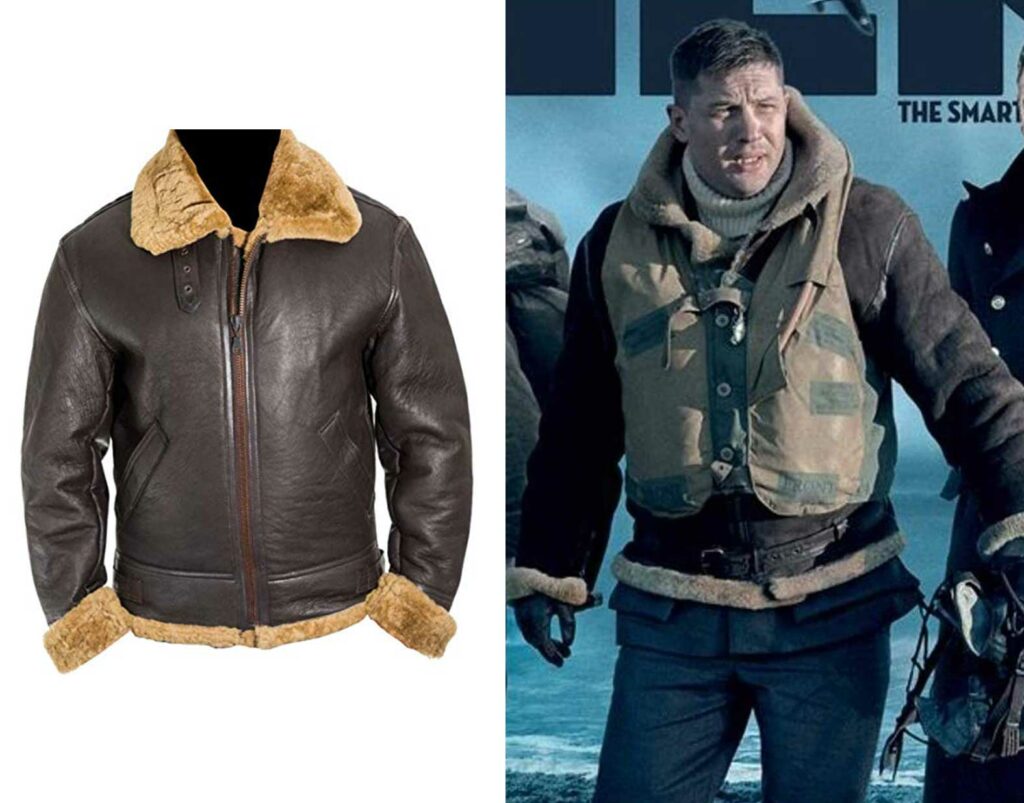 La veste de Tom Hardy dans Dunkirk