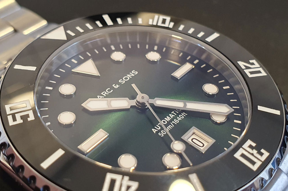 Marc and Sons pro diver dial